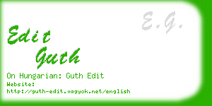 edit guth business card
